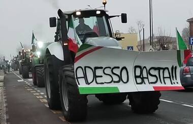 Da domani 16 febbraio la protesta dei trattori a Fano 