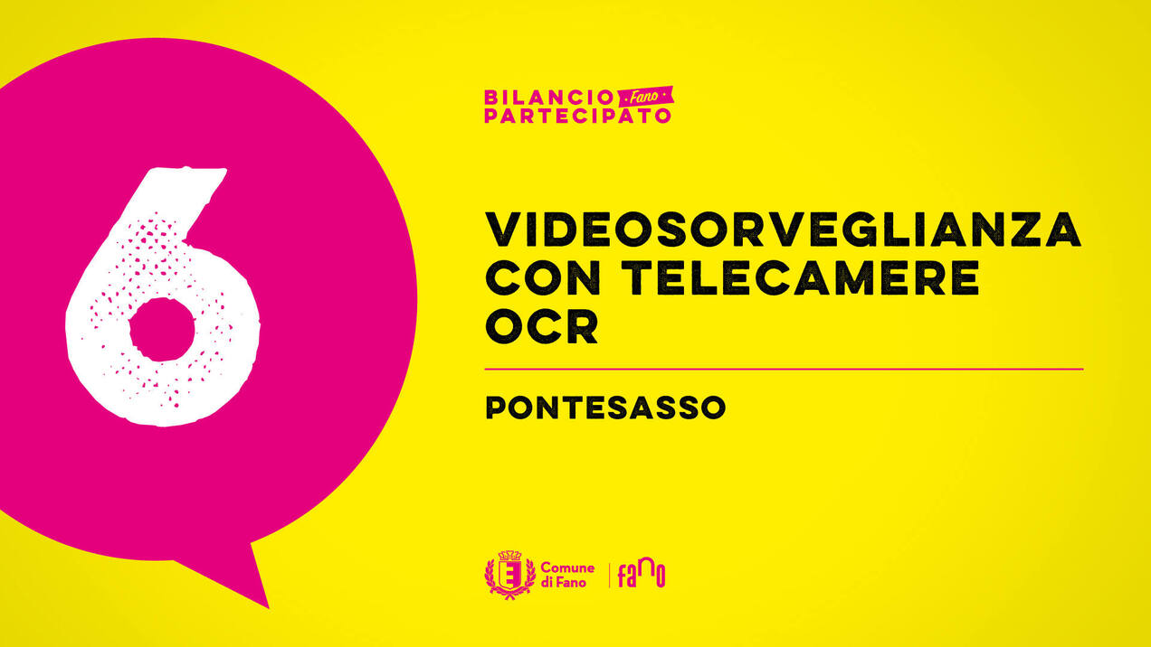 Consulta il pdf descrittivo: Video sorveglianza con OCR - Pontesasso