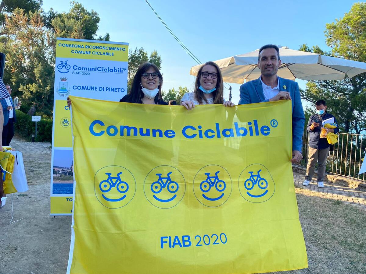 Città a misura di bicicletta: Fano premiata con la Bandiera Gialla della Fiab
