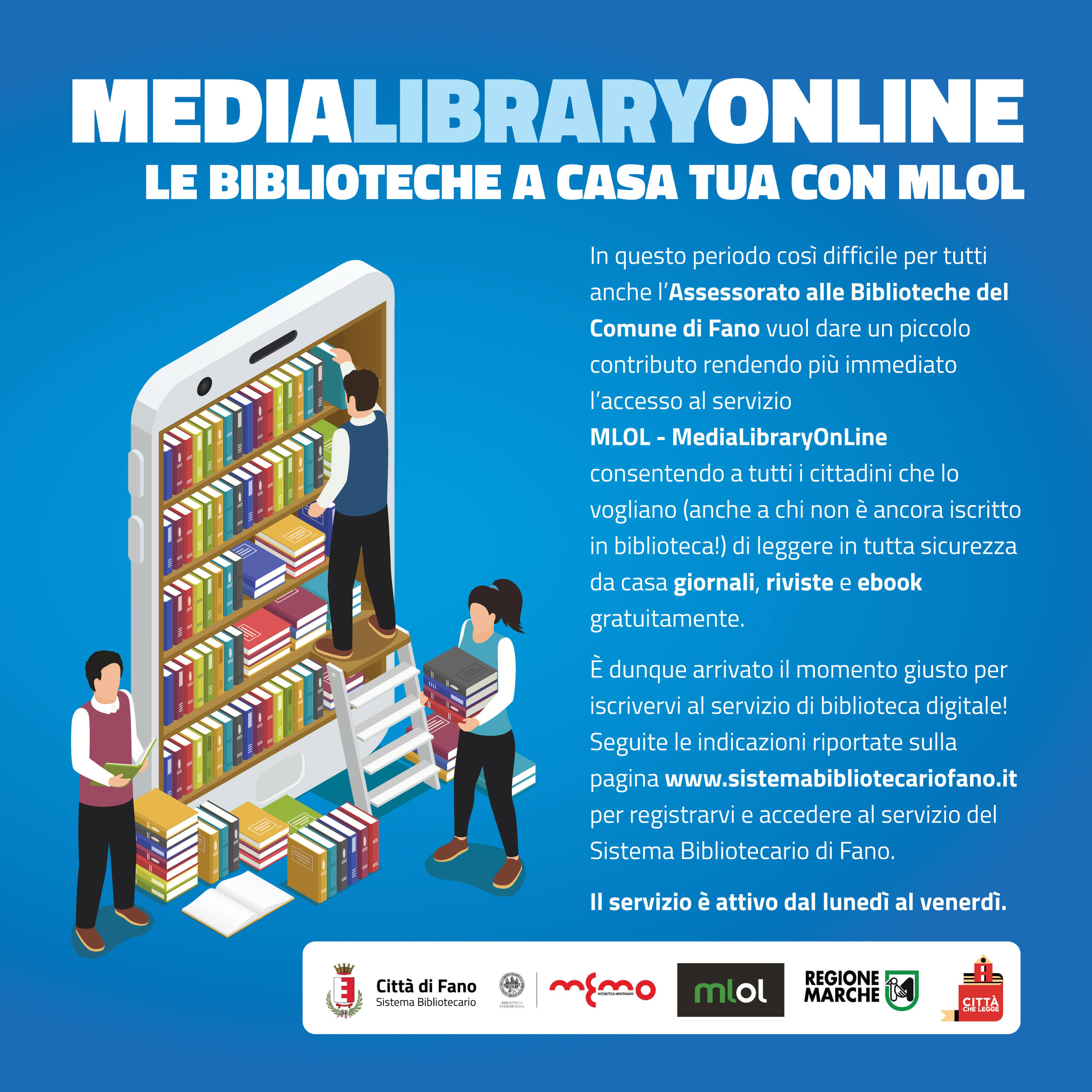 Biblioteche: 40mila titoli e 7mila riviste gratis con medialibraryonline. buona risposta, il 46% dei nuovi iscritti alla prima esperienza con il sistema bibliotecario.