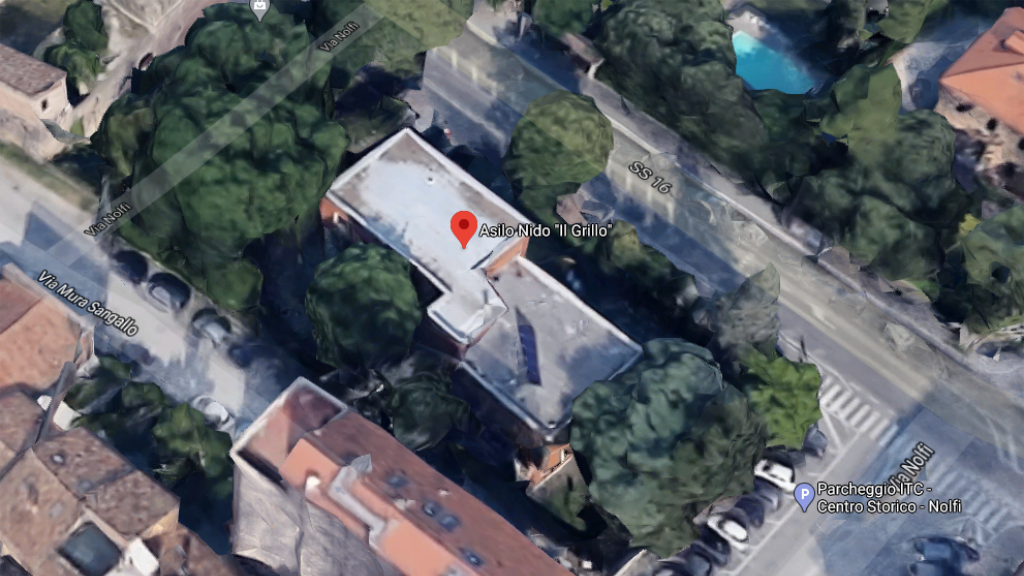 Google Maps - Nido Grillo Via Mura Sangallo, 1 - Zona Centro/Stazione