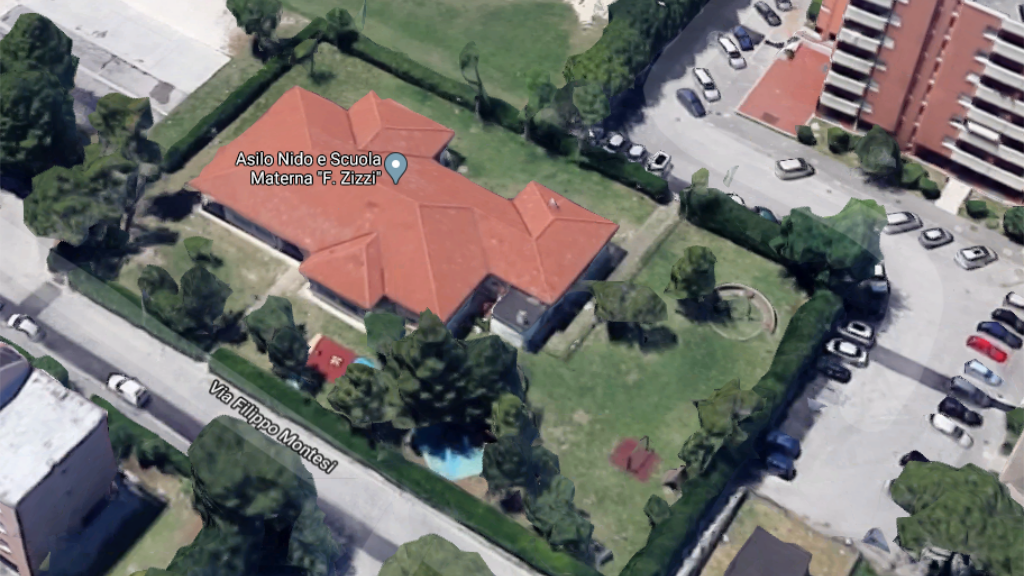 Google Maps - Sezioni di raccordo Zizzi Via F. Montesi - Zona Sant'Orso