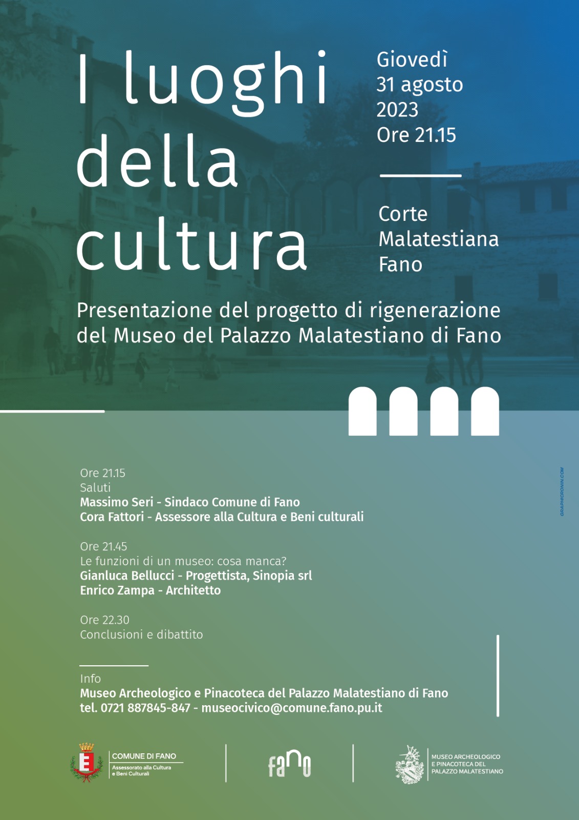 I luoghi della cultura, giovedì 31 agosto focus sul nuovo museo del palazzo Malatestiano