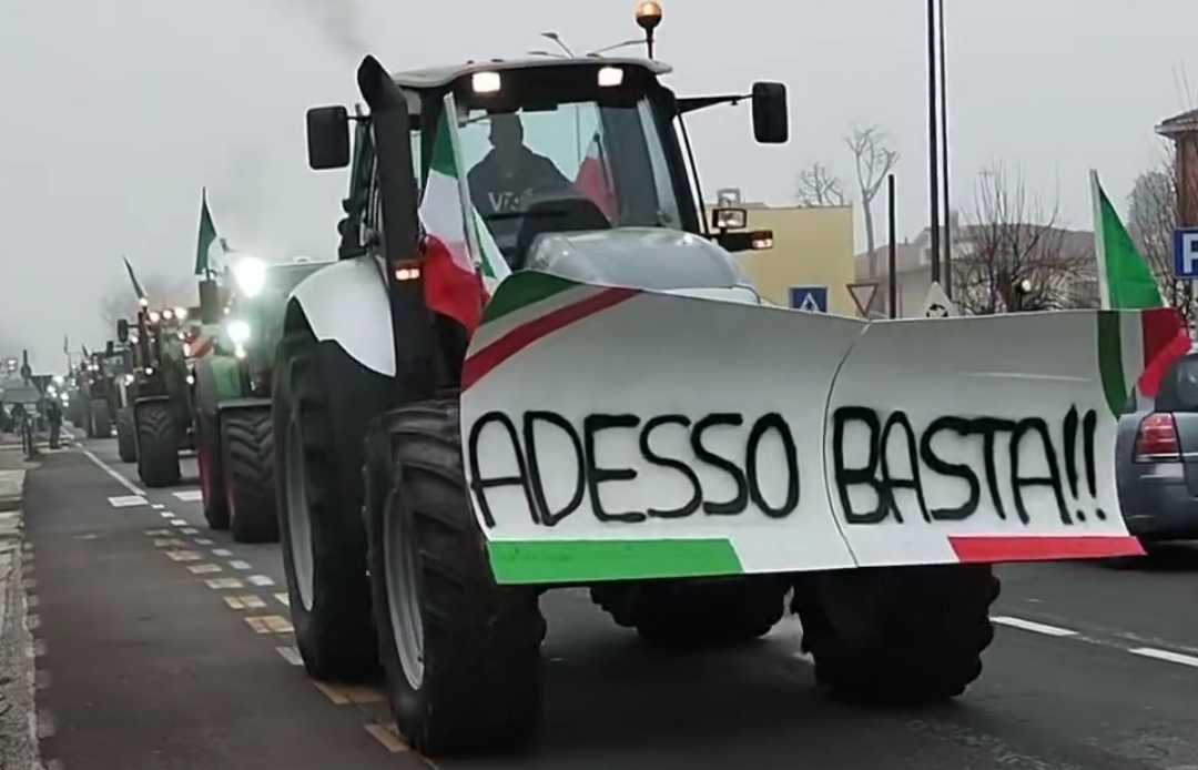 Da domani 16 febbraio la protesta dei trattori a Fano 